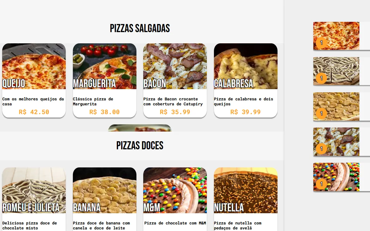 Restaurant Menu Website