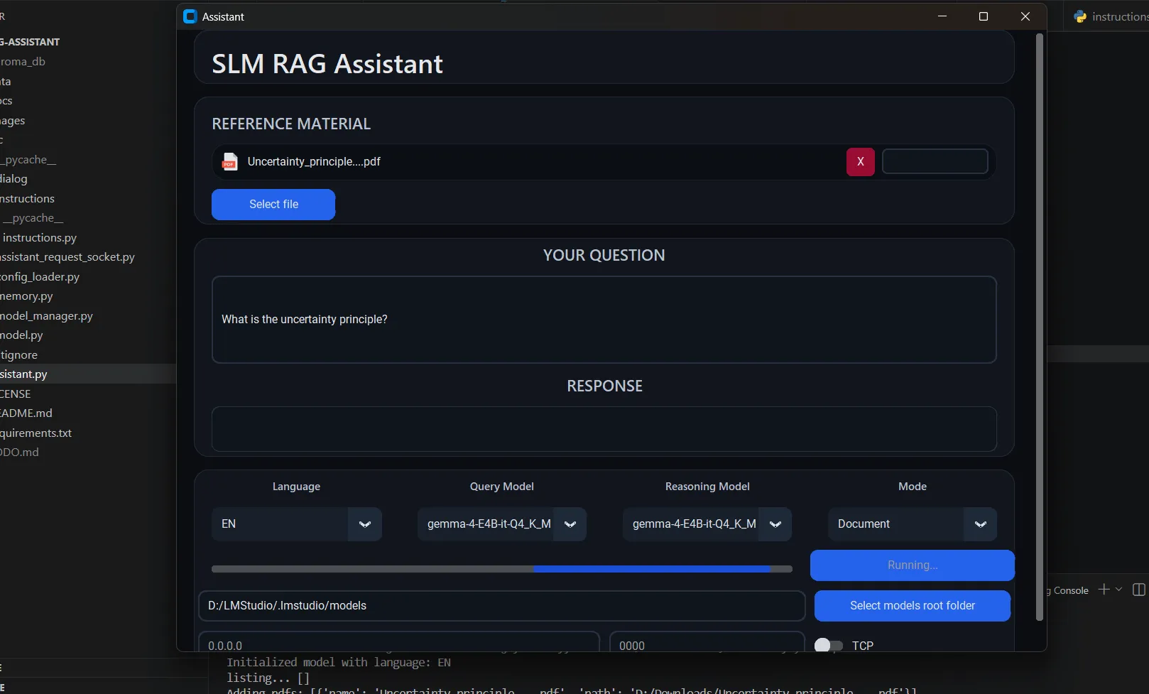 SLM RAG Assistant